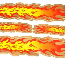 Универсальный автомобильный мотоцикл наклейка s стиль наклейка с пламенем бумажный Автомобиль Стайлинг украшение автомобиля