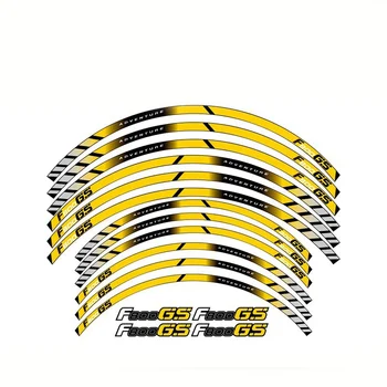 

New Arrival Motorcycle High Quality 3M Adhesive Wheel Decal Reflective Stickers Rim Stapes For BMW F800GS F800 GS Adventure