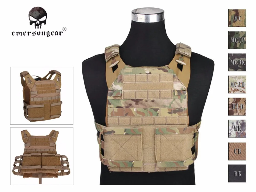 Emerson Molle CP Style Adaptive Vest JPC 2.0 Tactical Vest Combat Chest Protection Plate Carrier Vest Multicam MR MCBK EM7436