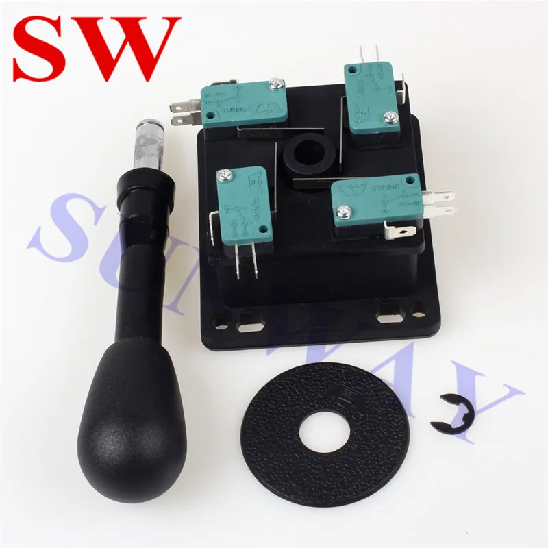 2PCS High Quality BAOLIAN Joystick/Arcade Joystick 4 / 8 Way Spanish /American joystick wtih Black Balltop For ARCADE JAMMA GAME