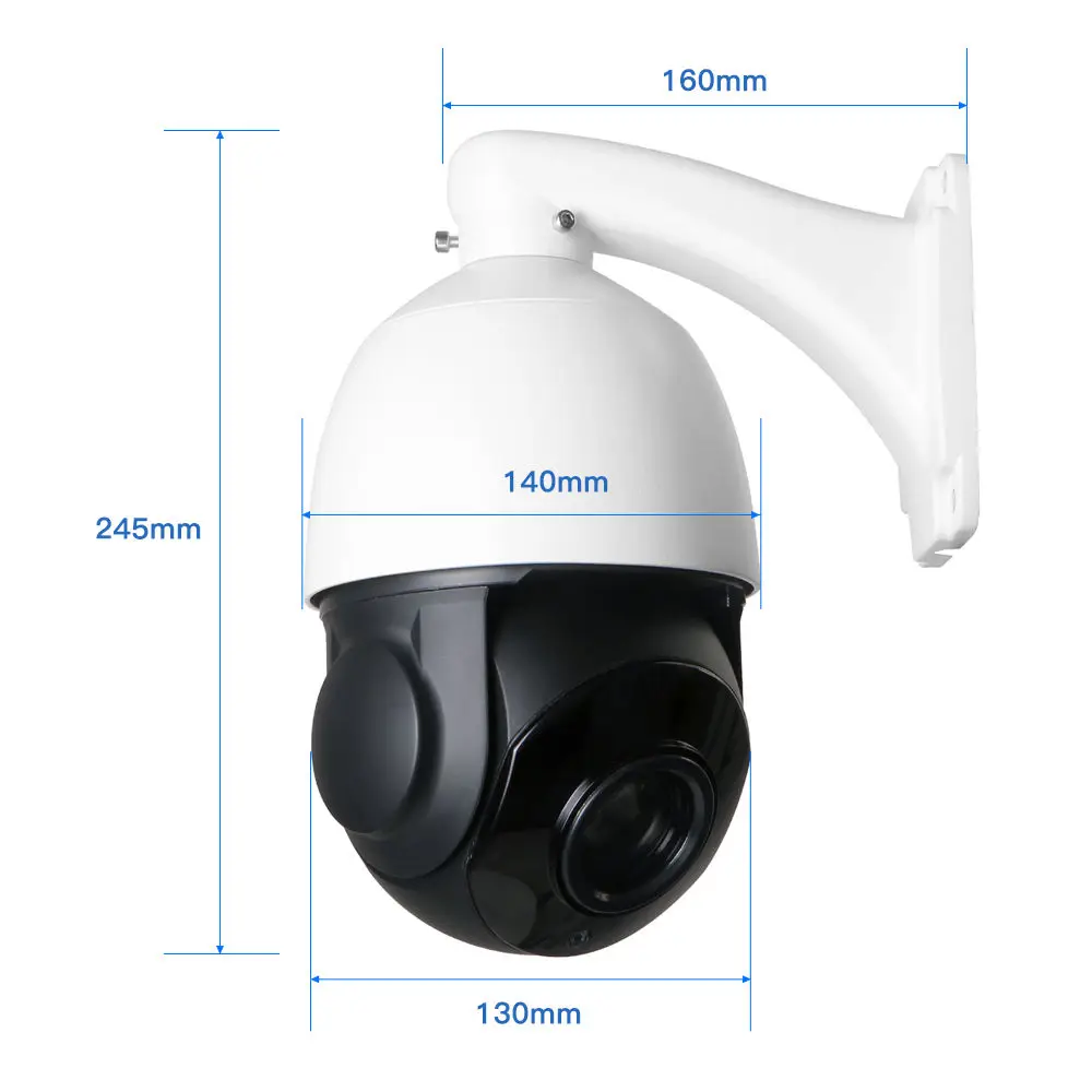 Sony 4 5 'ཚX Zoom 1080P 2MP наружная HD PTZ IP скоростная купольная камера аудио|Камеры