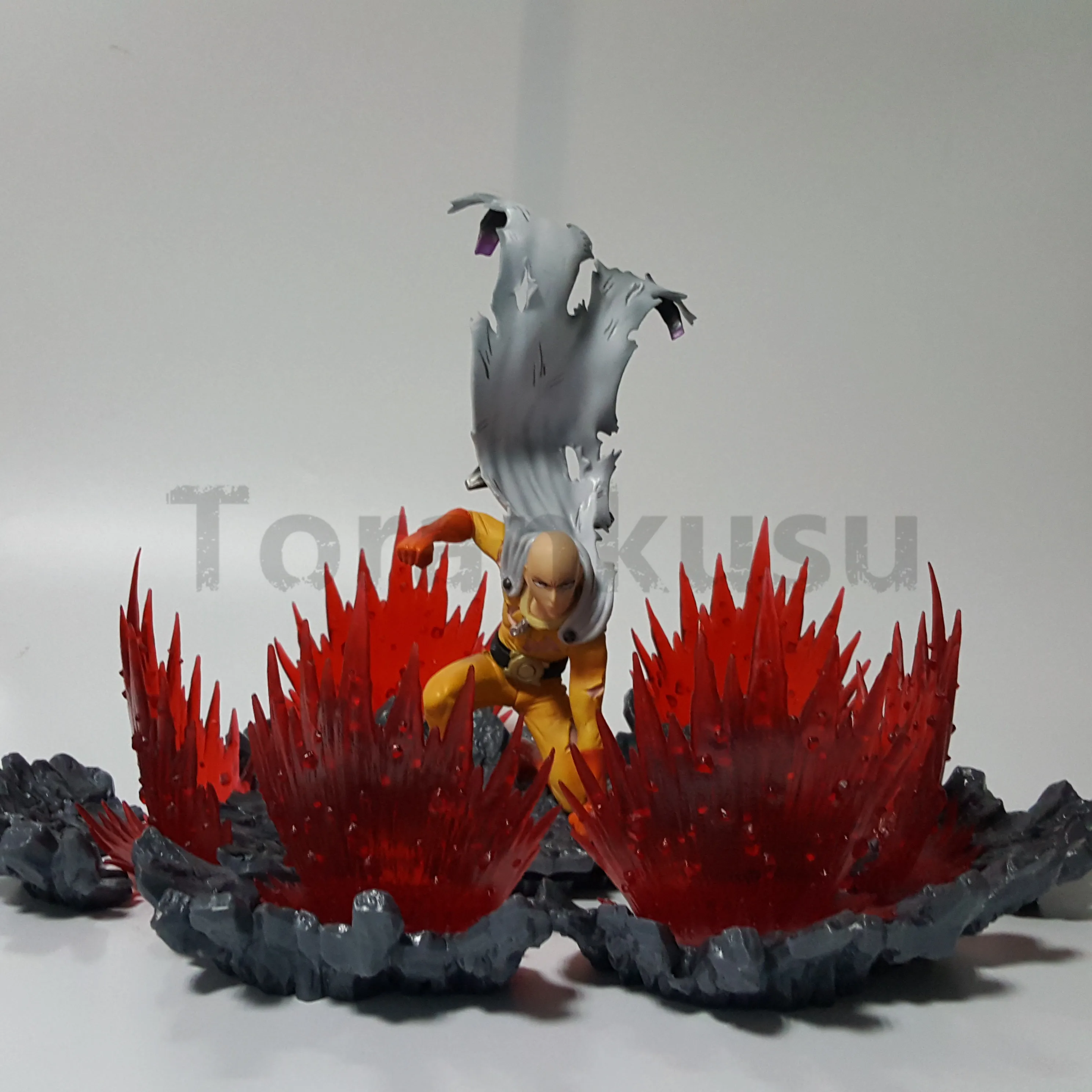 One Punch Man Saitama Sensei Power Up сцена DIY Набор игрушек Аниме ONE PUNCH-MAN экшн-фигурка модель