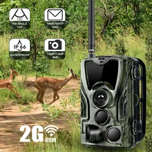 Goujxcy HC-801M 2G MMS охота Камера лесная тропа Камера фото ловушки беспроводные камеры видеонаблюдения в наборе, скаутинга Термальность принтеры для охоты