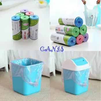

Green Garbage Portable Waste Bag Trash Clean Up Rubbish Bags Kitchen Toilet Bag