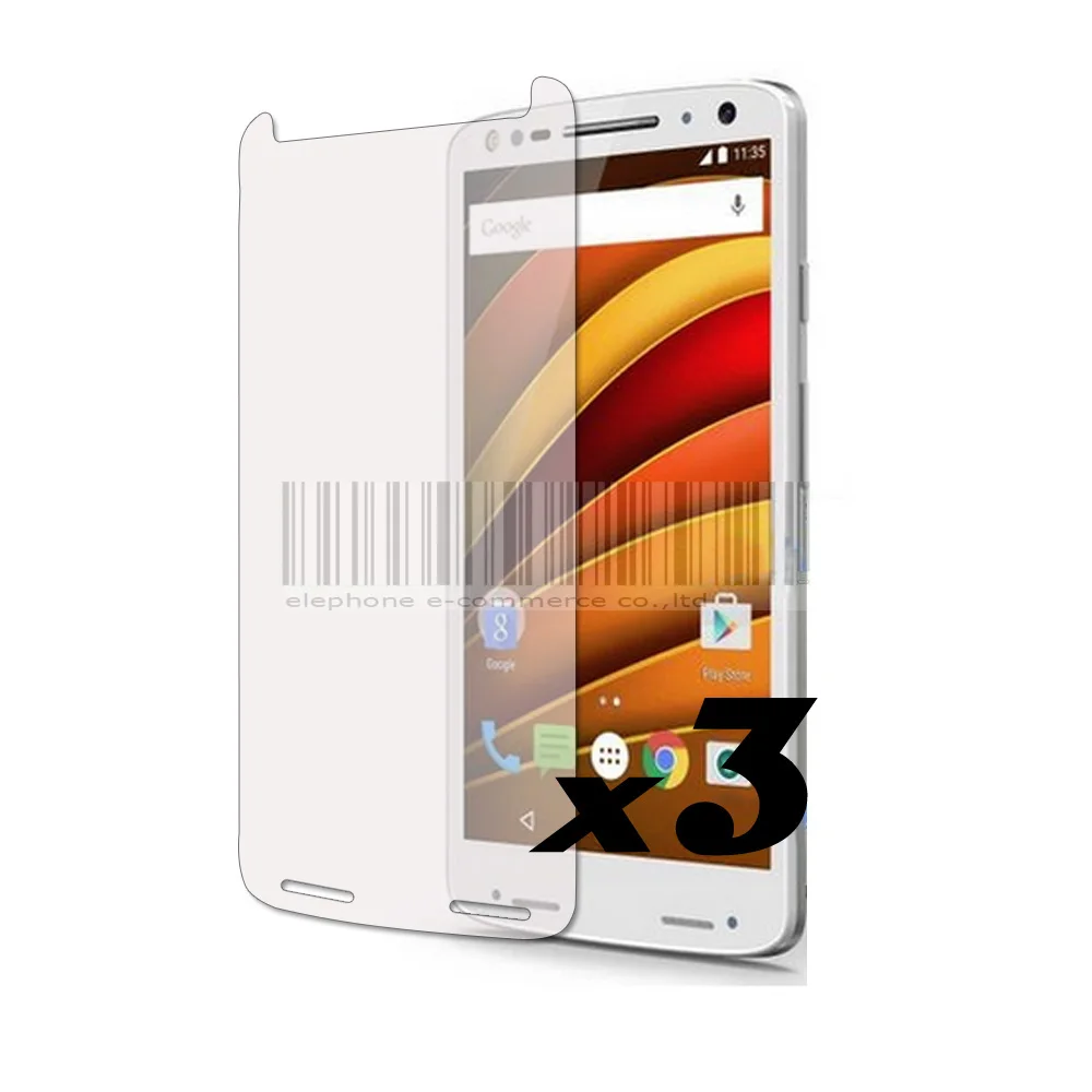 

3PCS Films For Motorola Moto X force/Droid Turbo 2 Front Clear LCD Screen ProtectorsGuard Cover Skin