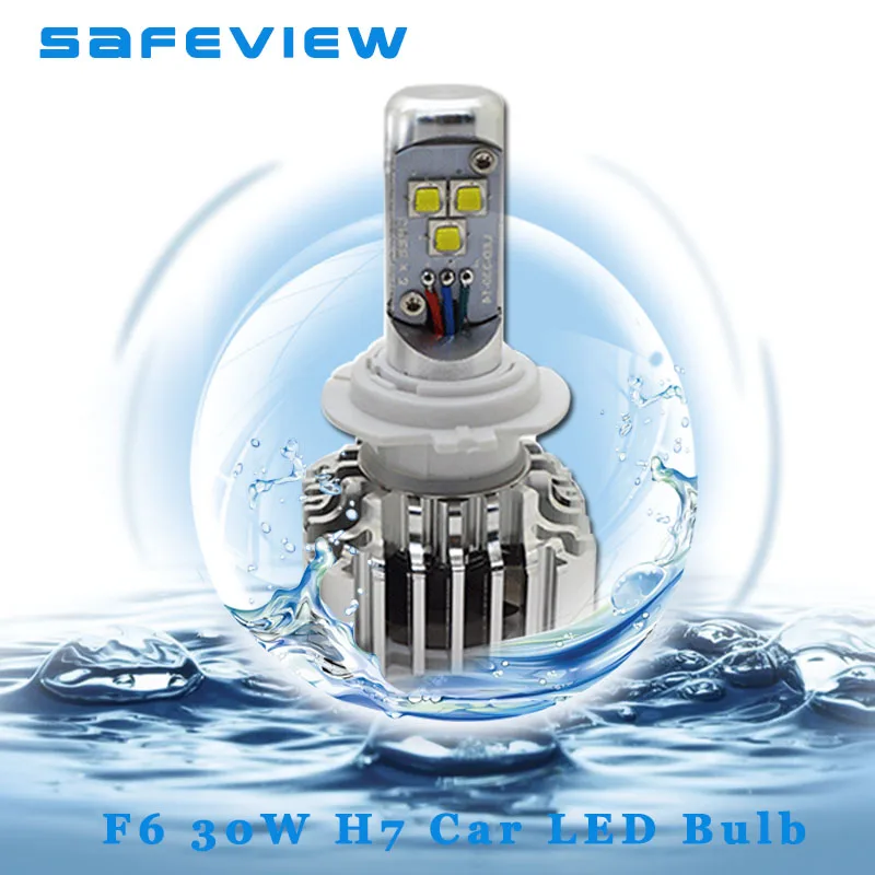 SAFEVIEW H7 светодио дный фары автомобиля H8 H11 лампы 30 Вт 6000 К автомобилей освещения
