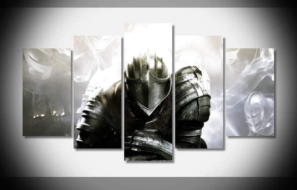 

7196 dark souls Poster wood Framed Gallery wrap art print home wall decor Gift wall picture Already to hung digital print