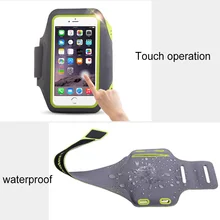 Ультратонкий спортивный бегущий Телефон чехол для iPhone 6 7 8 Plus Универсальный водонепроницаемый нарукавный спортивный Чехол сумка для 4,7 дюйма 5,5 дюйма телефона