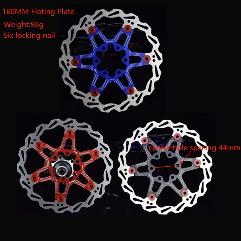 

MTB Mountain Bicycle Brake 160mm Floting Disc Brake Rotor Alloy Float Rotors Bicycle Part