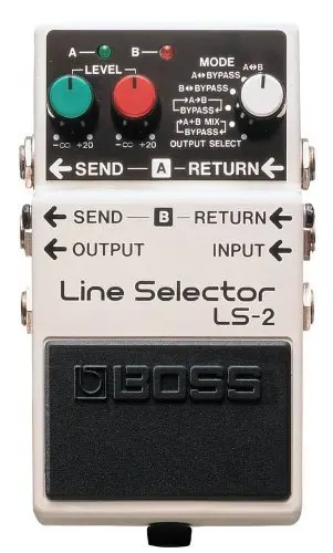 

Boss Audio LS-2 Line Selector Pedal, Line Selector and Input/Output Router