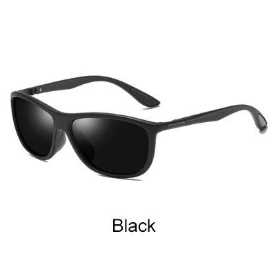 Ralferty, поляризационные солнцезащитные очки, мужские, модные, мужские, солнцезащитные очки, для путешествий, вождения, рыбалки, солнцезащитные очки, Oculos Gafas De Sol, D201907 - Цвет линз: Черный