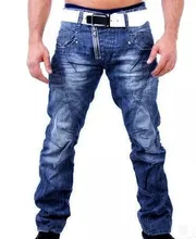 New Arrivals 2016 large size men’s jeans wear white washed denim trousers men Casual wild Pants Slim Fit jeans