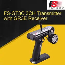 FlySky GT3C FS-GT3C 2,4 GHz 3-канальный блок питания с передатчик пульта дистанционного Управление с GR3E приемник для RC автомобиль грузовик гусеничный