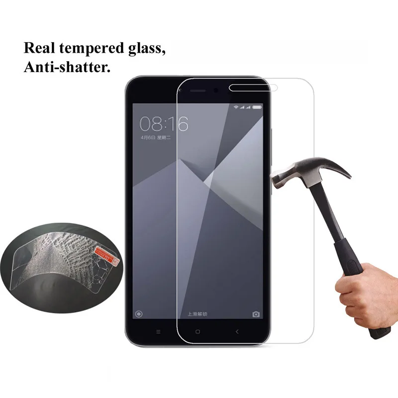 Zerosky 1/5 Pcs untuk Xiaomi Redmi Note 5A Note5A Note 5 Ponsel Pelindung Layar Anti Gores untuk xiaomi Redmi Film