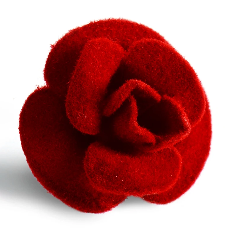 

SHUANGR 2017 fashion red grey purple blue black color rose flowers shapes brooches pins women's wedding party suit accesories