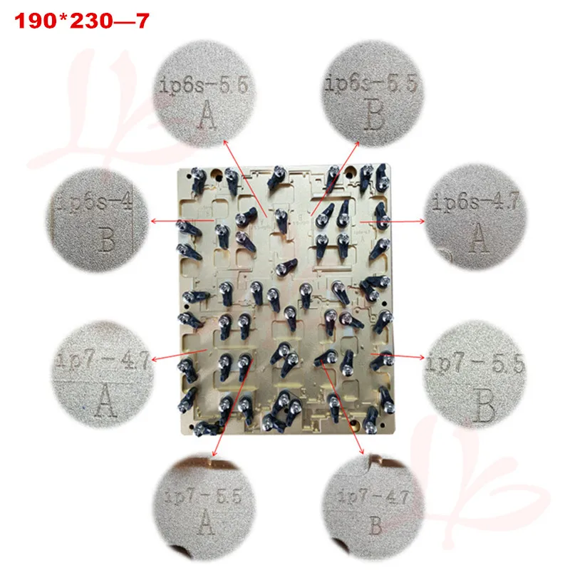 Grinding chip polishing IC Mold Mould for iPhone 6S 6Sp 7 7p Refurbishing Repair CNC Router Milling machine Grinding chip polishing IC Mold Mould for iPhone 6S 6Sp 7 7p Refurbishing Repair CNC Router Milling machine