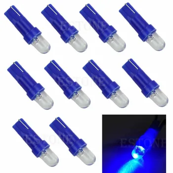 

YAM Hot 10Pcs T5 12V LED Car Wedge Dashboard DASH Gauge Light Lamp Bulb