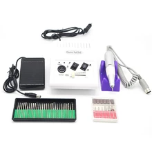 Электрическая Полировочная дрель для ногтей Машинка для педикюра полированная дрель для аппаратного маникюра биты пилка маникюрная пилка набор инструментов