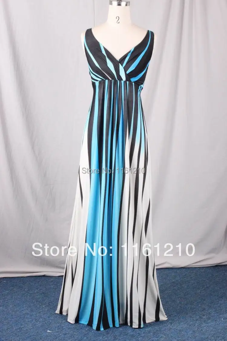 Summer Bohemia Style Maxi Dress Holiday Beach Dress Plus Sizes