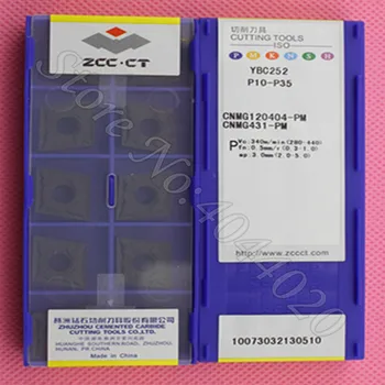 

CNMG120404-PM YBC252 10pcs/box New original cutting tool carbide insert for CNC