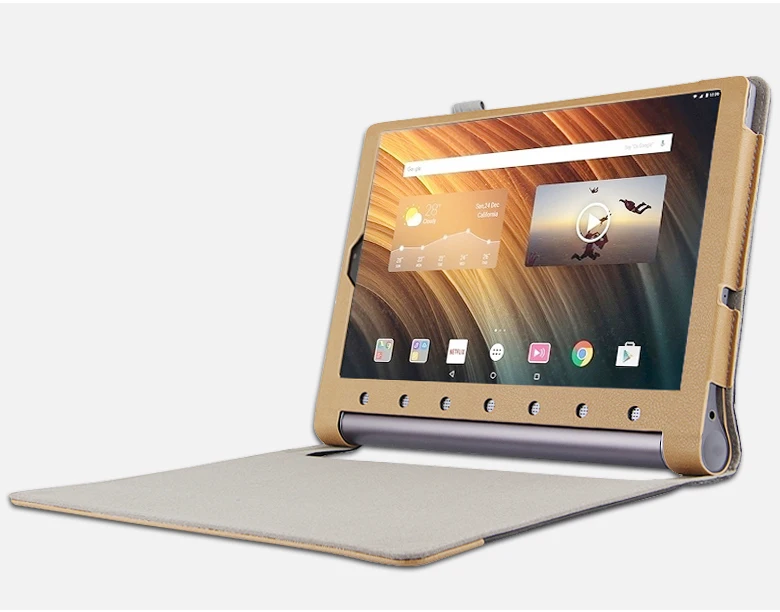 Для lenovo Yoga Tab3 Tab 3 Plus YT-X703F X703L 10,1 дюймов планшет Смарт PU кожаный защитный чехол+ стилус