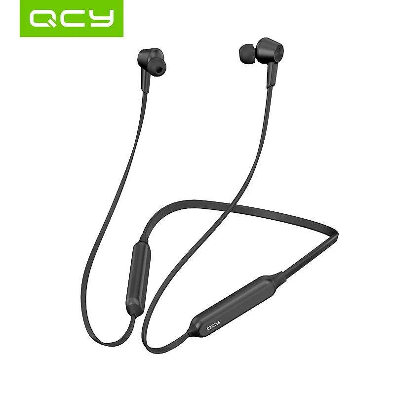 QCY L2 Wireless Headphones IPX5 Waterproof ANC Noise cancelling Wireless Earphones Bluetooth 5.0 Sport Headphones with Mic