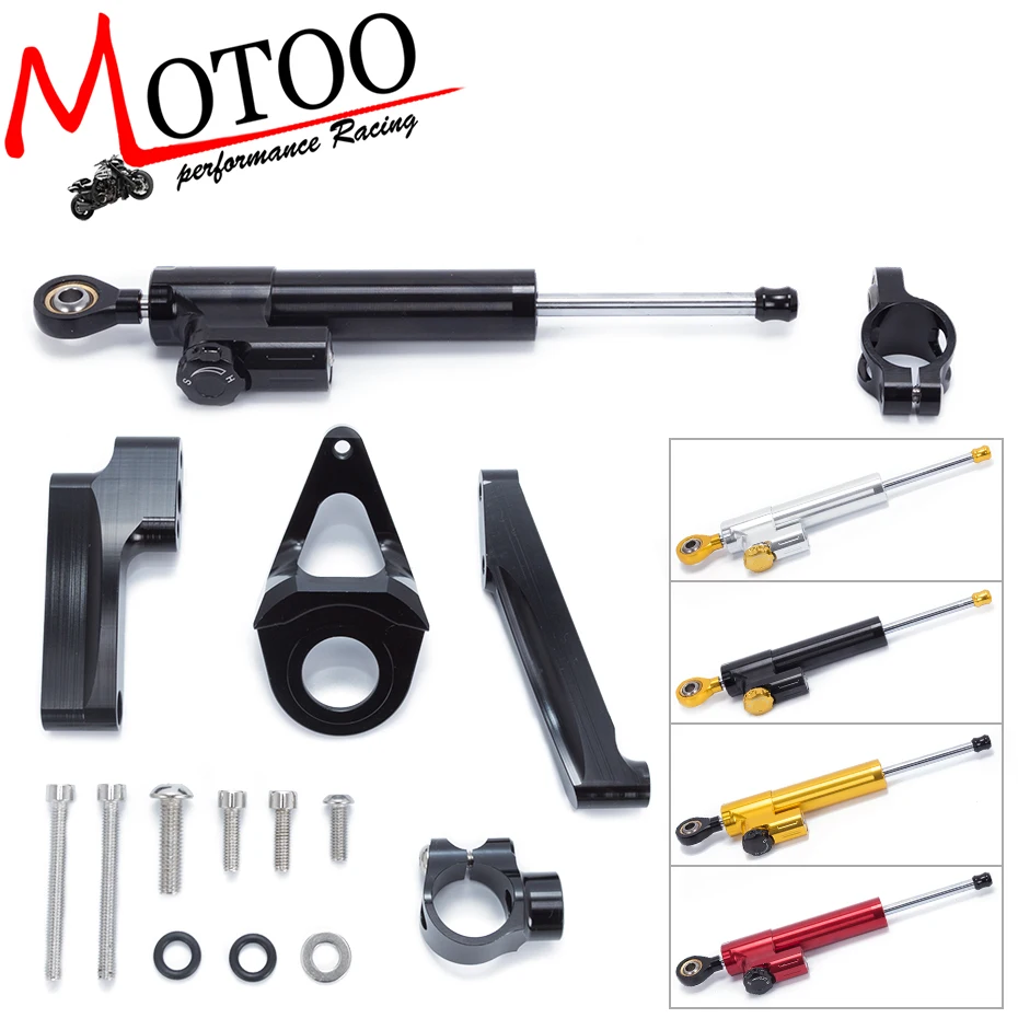 

Motoo - FREE SHIPPING For SUZUKI GSXR1300 1998 1999 2000-2015 Motorcycle Aluminum Steering Stabilizer Damper Mounting Bracket