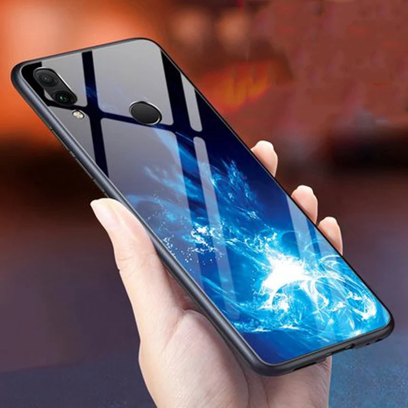 Чехол из закаленного стекла для Huawei Enjoy 9 Plus JKM AL00 мягкий силиконовый чехол с