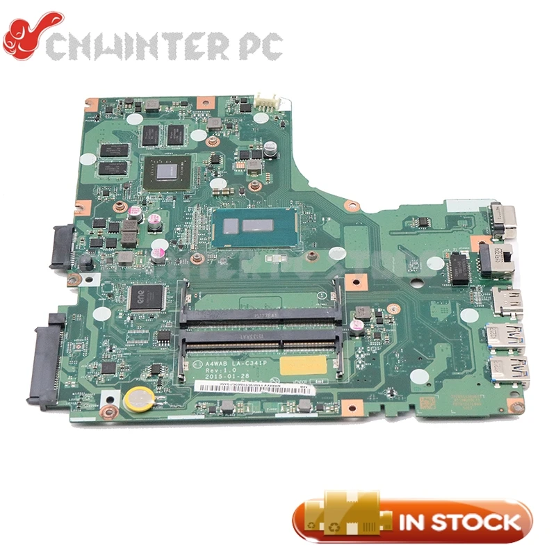 NOKOTION NBMXK11003 NB. MXK11.003 для acer Aspire E5-473G Материнская плата ноутбука A4WAB LA-C341P SR23Y I5-5200U GeForce 920 м HD 5500