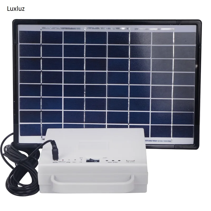 

Solar energy small lighting system domestic lighting power generation system kit emergency lighting for camping boat yacht
