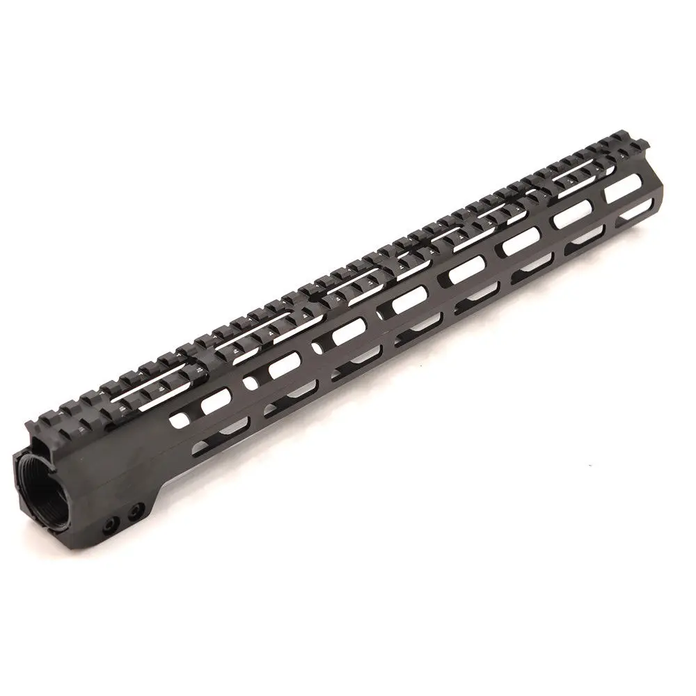 Baratos 7 9 10 13,5 15 pulgadas ultraligero Delgado flotador libre soporte de barandilla + tuercas de Metal accesorios de pistola para caza