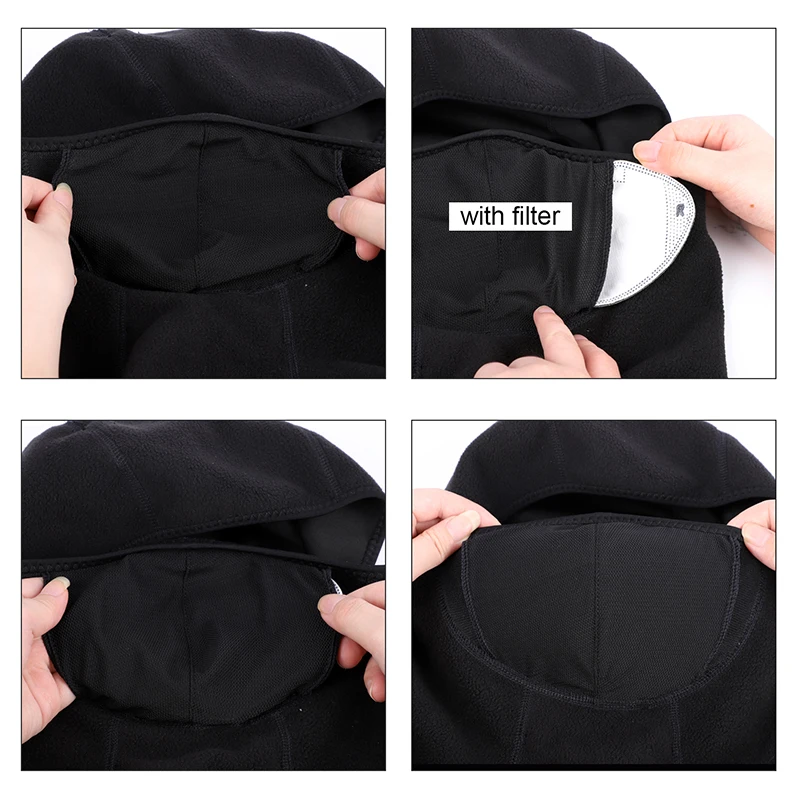 WEST BIKING Cycling Face Mask Motocycle Filter Winter Windproof Neck Warmer Balaclava Sport Mask Ski Snowboard Mesh Facemask