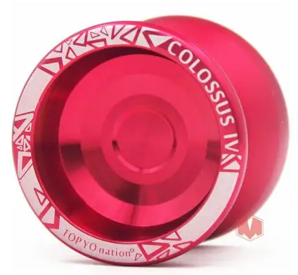 Новые цвета TOPYO colorssus 5 YOYO Профессиональный TOPYO nation металлический подшипник yoyo металлический шар для соревнований - Цвет: red