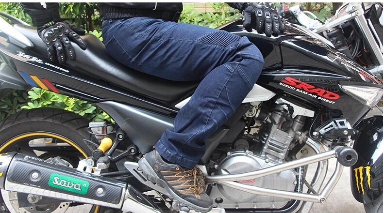 Мотоциклетные джинсы для верховой езды, мотоциклетные штаны, облегающие джинсовые брюки, черные, синие