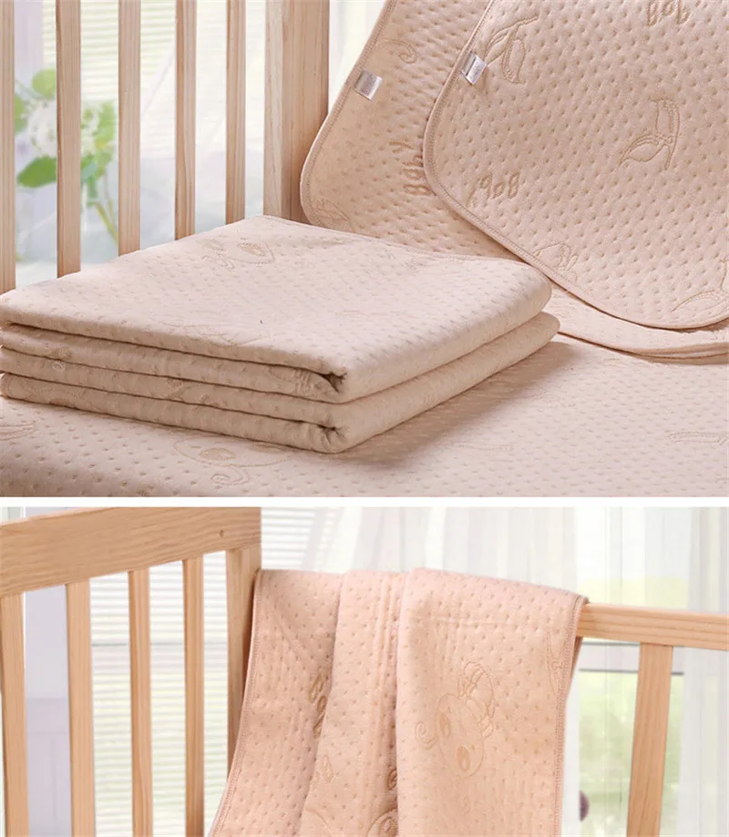 Organic Colorful Cotton Baby Cotton Breathable Diapering Changing Pads & Covers Infants and Neonatal Waterproof Pad Free Ship13