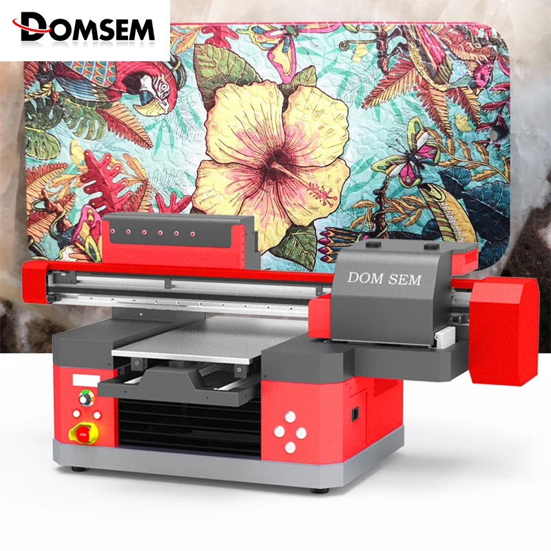 DOMSEM A3 Plus UV Flatbed Inkjet Printer 3D Textured Raised Embossed