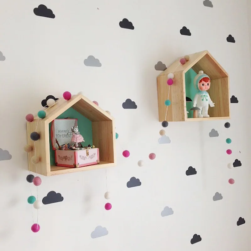 Little Cloud Decorative Stickers Baby Boy Rooms Wall For Kids Room Nursery Girl Decal Bedroom | Дом и сад