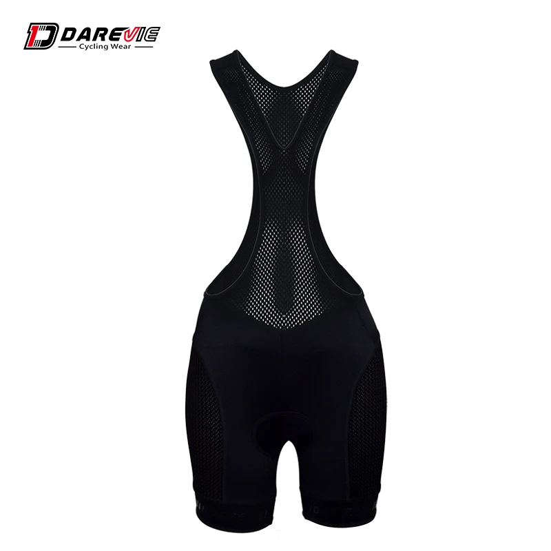 

Darevie women cycling bib shorts shockproof 3D sponge padded pro lady shorts flower design woman bib shorts