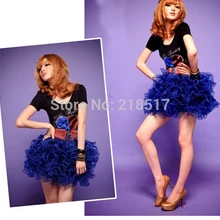 6 цветов, юбка-пачка для девочек, юбки для ночного клуба, DS, подиум для моделей, одежда для выступлений, женские юбки, юбка для танцев для взрослых