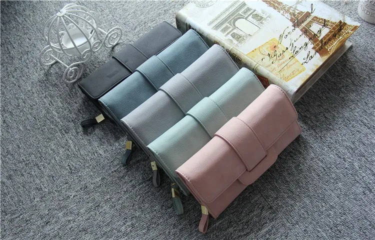 Multi-card holder long wallet style 5 side view