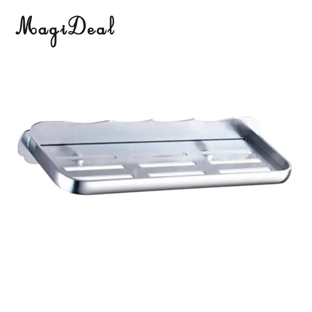 Home Decorative Multipurpose Wall Mounted Storage Rack Kitchen Double Shelf - Aluminium Alloy Cabinet and Counter Organizer