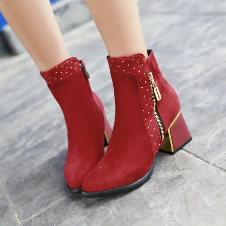 

style thigh high women woman femininas mid-calf boots botas masculina zapatos botines mujer chaussure femme shoes HQ108