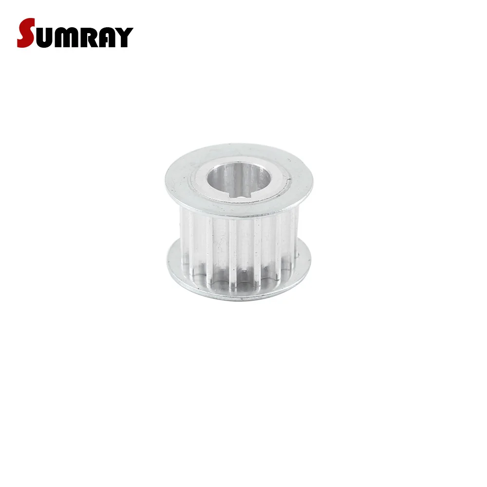 SUMRAY 5M 16T Keyway Timing Pulley 8/10/12mm bore keyway diameter 3/4mm