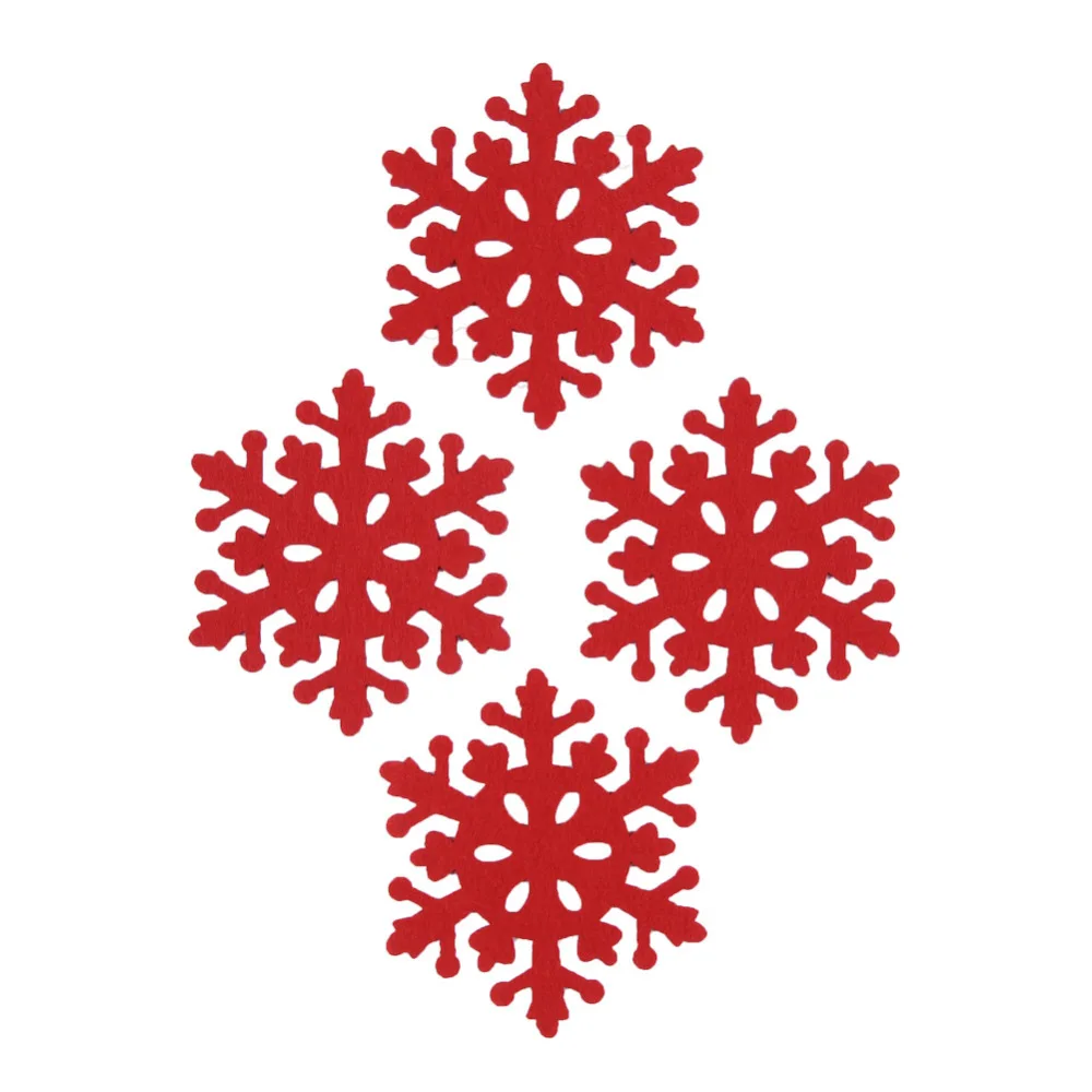 new arrival 4 pcs set christmas style snowflake shaped placemat size size of a placemat