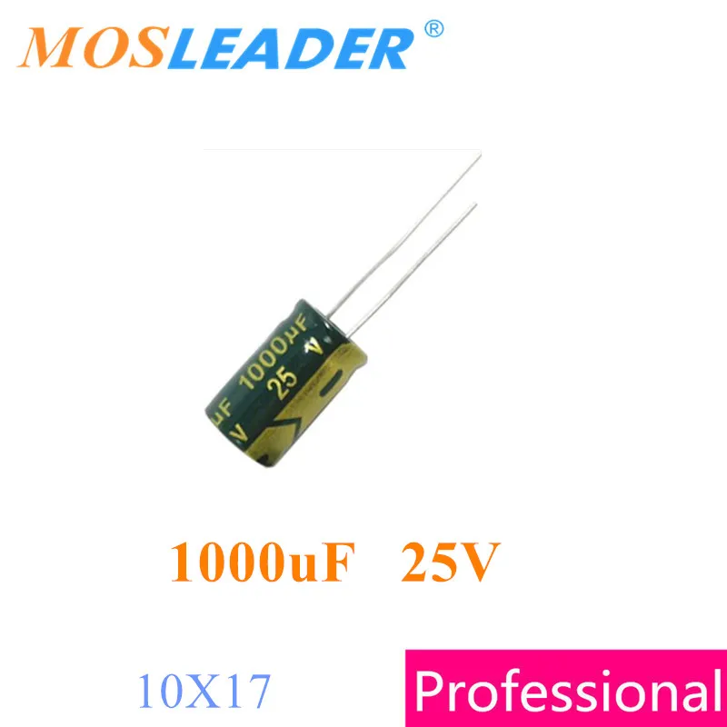 Высококачественный Алюминиевый электролитический конденсатор Mosleader 1000 мкФ 25 в