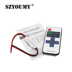 SZYOUMY 50 комплектов RF пульт дистанционного управления DC 12 V 11 клавиш мини-пульт для СВЕТОДИОДНЫЙ монохромный полосы 5050 3528 Бесплатная доставка