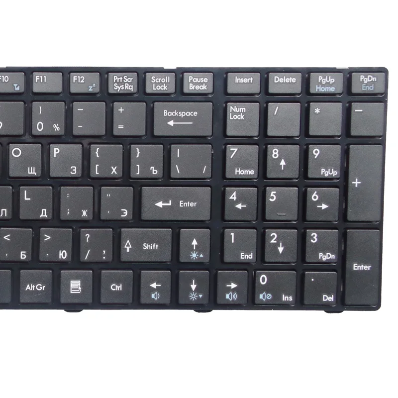  GZEELE Russian Keyboard For MSI A6200 CR620 CX705 S6000 MS-1681 MS-1736 CX705 MS16GB MS16GA black R