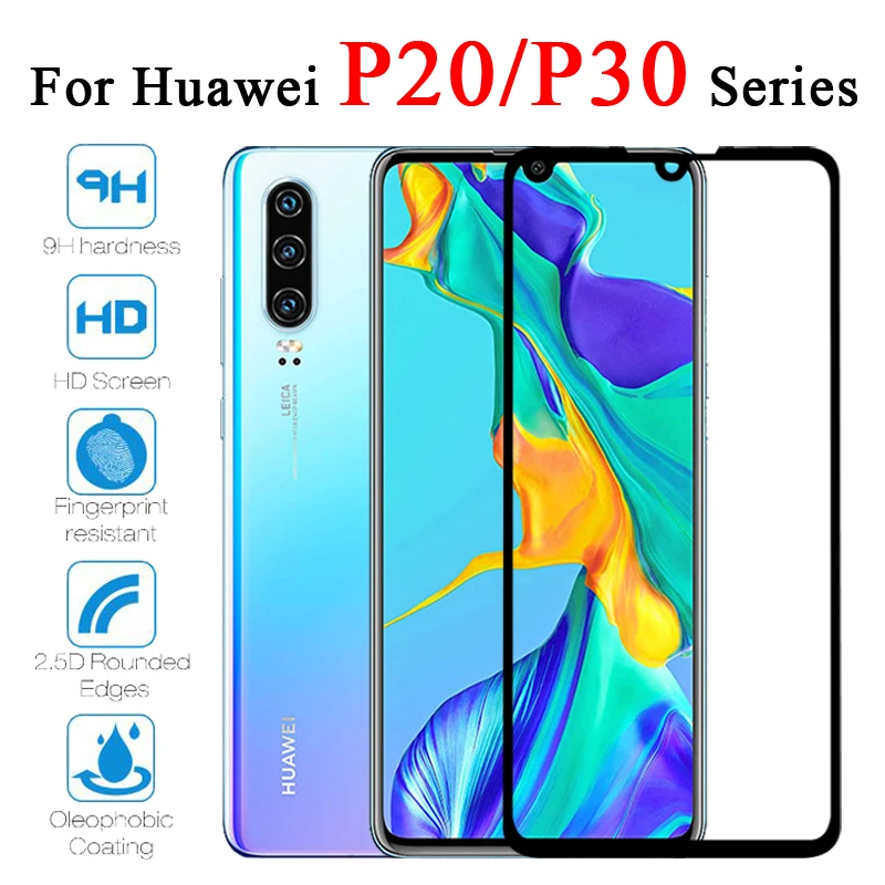 

For Huawei p20 lite pro tempered glass p30 p30lite screen protector huavei p20pro p30Pro protective film armor tremp sheet glas