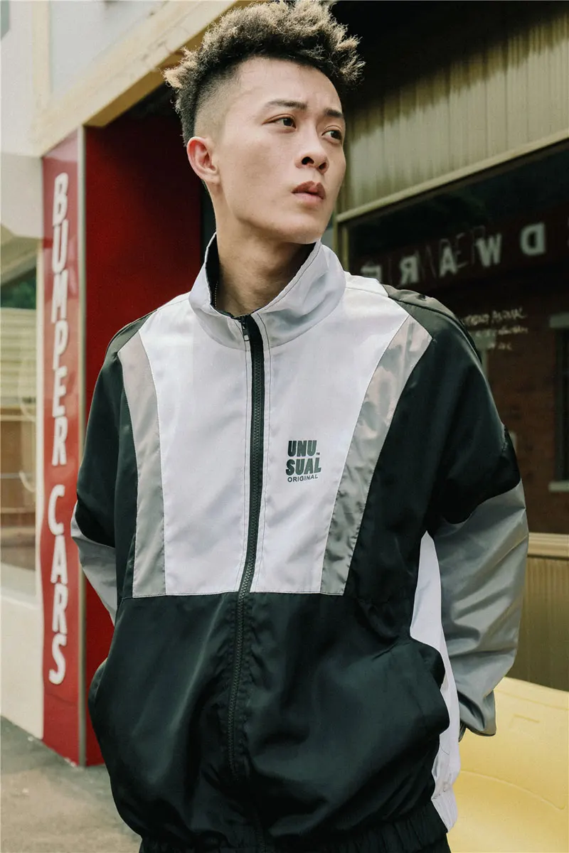 Color Block Patchwork Windbreaker Jackets 5