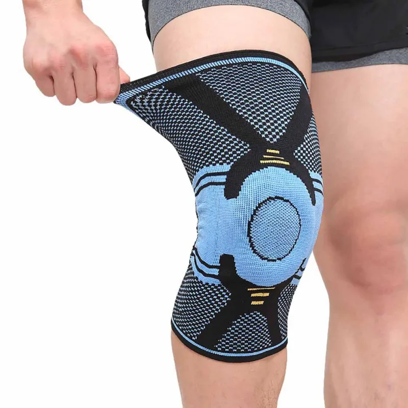 New M XL 1pc Basketball Support Silicon Padded Kneepad Knee Pads Brace Meniscus Patella